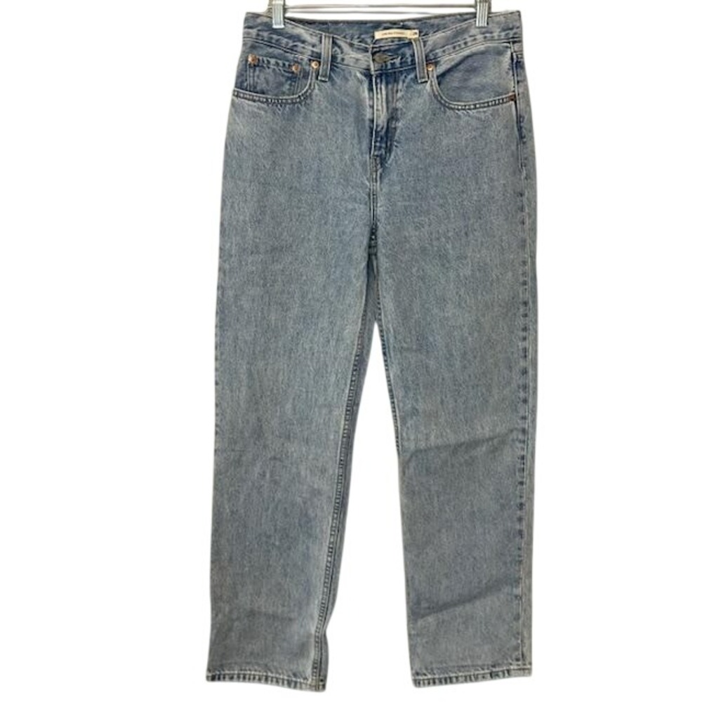 Levis Low Pro Straight‎ Jeans Light Wash Denim Size 28 Womens 30x30
